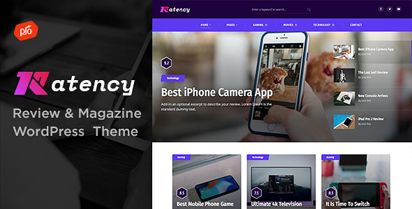 Ratency - Review & Magazine WordPress Theme