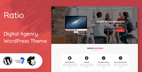 Ratio - Material Design WordPress Theme