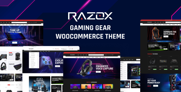 Razox - Gaming Gear WooCommerce Theme