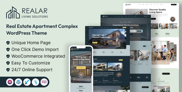 Realar - Real Estate WordPress Theme