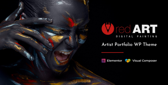 Red Art | Artist Portfolio WordPress