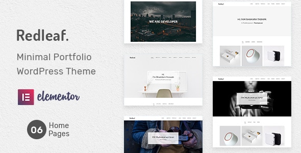 Redleaf - Minimal Portfolio WordPress Theme