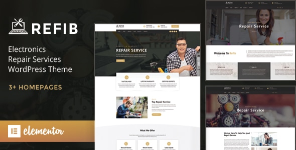 Refib - Digital Repair Service WordPress Theme