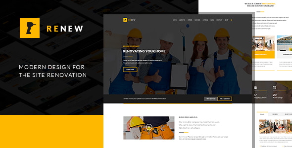 Renew - Renovation WordPress Theme