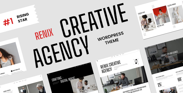 Renix - Digital Agency & Creative Portfolio Elementor Theme