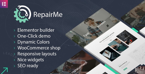 RepairMe - Gadgets & Home Appliance Repair WordPress theme with CRM