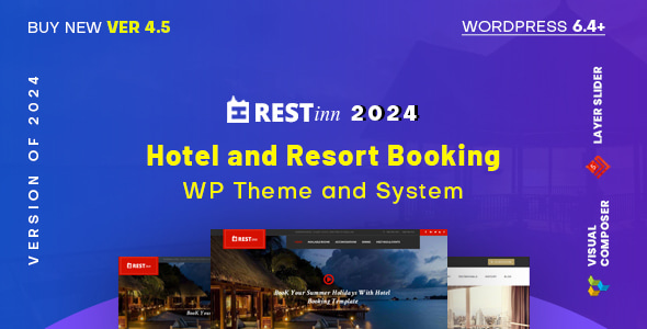 Restinn- Hotel Booking WordPress Theme (One Page and Multipage)