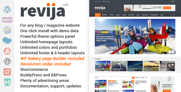 Revija – Blog/Magazine WordPress Theme