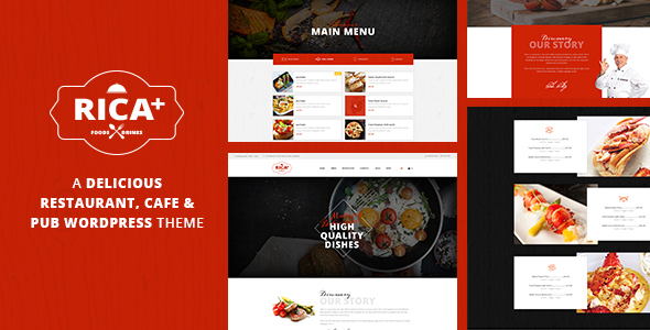 Rica - Restaurant & Pub WP Theme