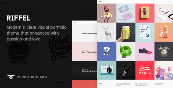 Riffel - A Bold & Rich Portfolio WordPress Theme