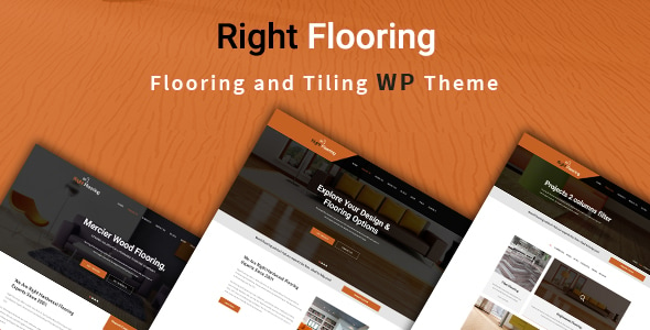 Right Flooring - Tiling Services WordPress Theme