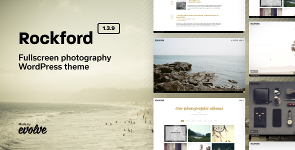 Rockford - Fullscreen Photography WordPress Theme