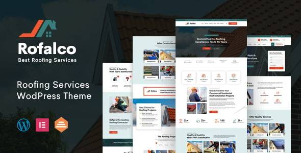 Rofalco - Roofing Services WordPress Theme