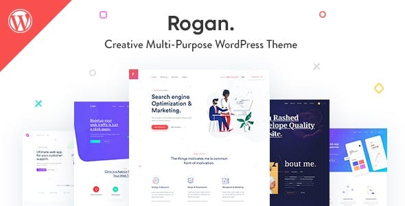 Rogan - Creative Multipurpose WordPress Theme for Agency, Saas, Portfolio