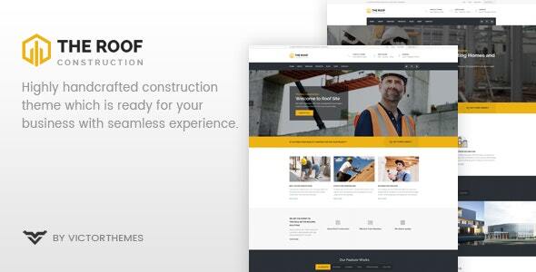 Roof - Construction Business WordPress Theme