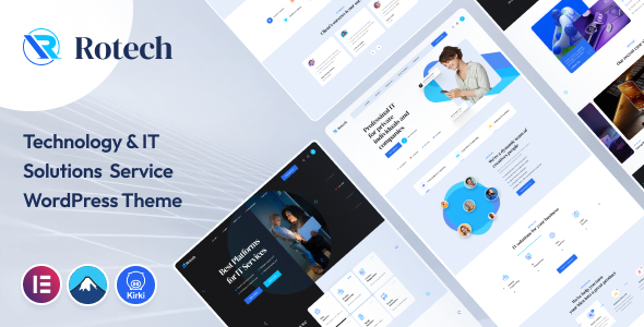 Rotech - Technology & IT Solutions WordPress Theme