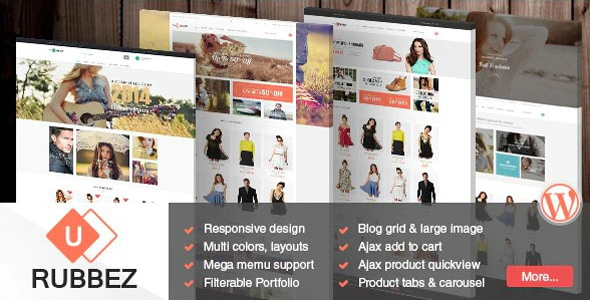 Rubbez- WooCommerce & Corporate WordPress Theme