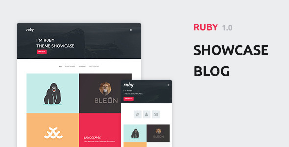 Ruby - Portfolio and Blog WordPress Theme