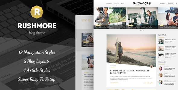 RushMore - A Responsive WordPress Blog Theme