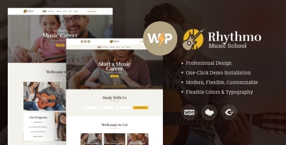 Rythmo | Arts & Music School WordPress Theme