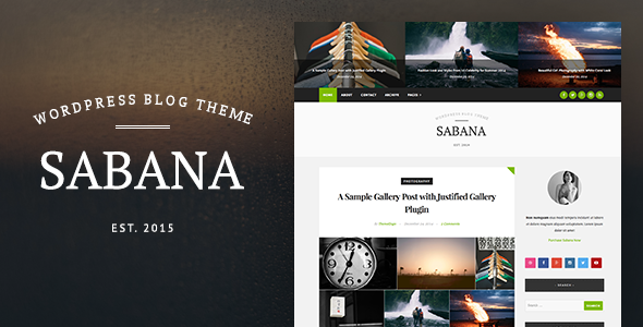 Sabana - Clean & Elegant WordPress Blog Theme