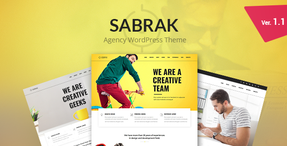 Sabrak - Agency WordPress Theme