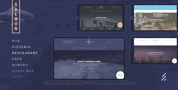 Salmon — Restaurant WordPress Theme