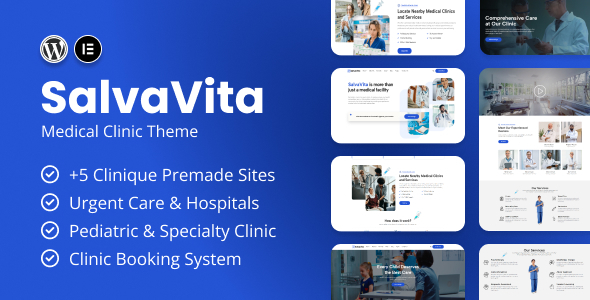 SalvaVita - Medical Clinic WordPress Theme