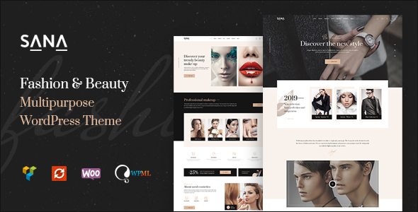 Sana - Fashion Stylist, Beauty Salon and Makeup Artist WordPress Theme