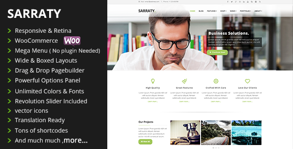 Sarraty - Business Theme