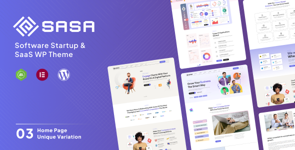 SaSa - Startup WordPress Theme