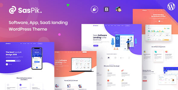 SasPik | Landing WordPress theme