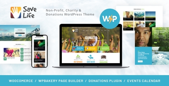 Save Life | Non-Profit, Charity & Donations WordPress Theme