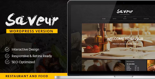 Saveur - Food & Restaurant WordPress