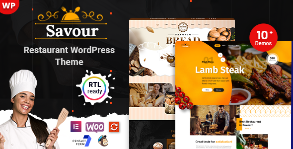 Savour - Restaurant WordPress Theme