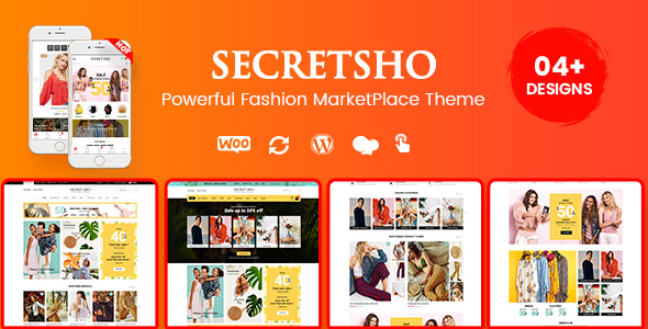 SecretSho - Fashion Shop WordPress WooCommerce MarketPlace Theme (Mobile Layout Included)