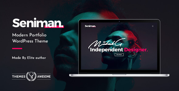 Seniman | Modern Portfolio WordPress Theme