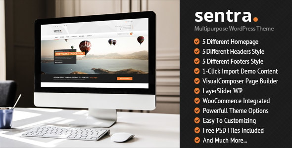 Sentra - Corporate Multipurpose WordPress Theme