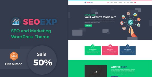 Seoexp - Marketing & SEO WordPress Theme