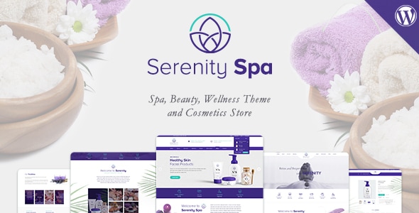 Serenity Spa & Beauty | Responsive WordPress Theme