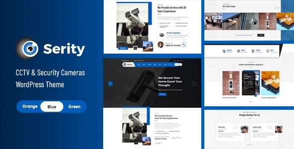 Serity - CCTV and Security Cameras WordPress Theme