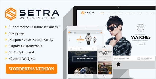 Setra WooCommerce WordPress Theme