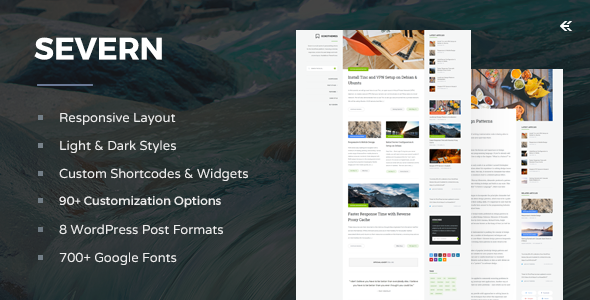 Severn - Responsive WordPress Blog Theme