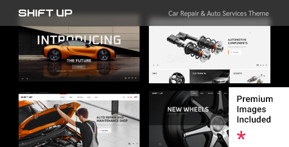 ShiftUp - Car Repair & Auto Services Theme