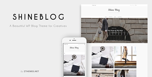 ShineBlog - A Responsive WordPress Blog Theme