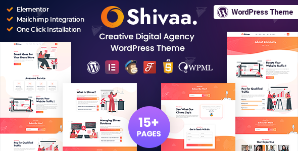 Shivaa - Multipurpose Agency Business WordPress Theme