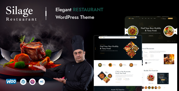 Silage - Restaurant and Cafe WordPress Theme