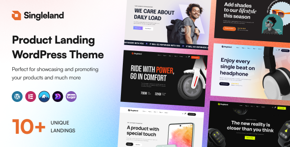 Singleland - Product Landing WordPress Theme