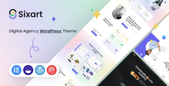 Sixart - Digital Agency WordPress Theme