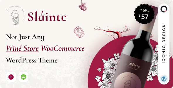 Slainte -  Winery WordPress Theme